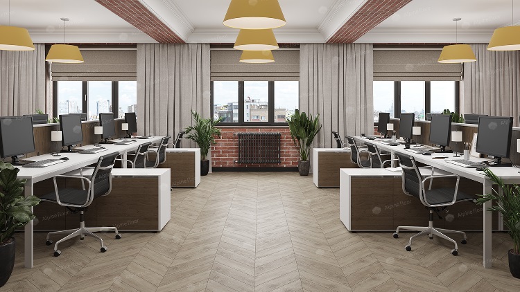 Замковой кварц-винил Alpine floor Карите ЕСО 18-11
