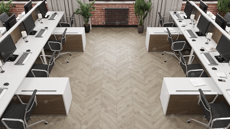 Замковой кварц-винил Alpine floor Карите ЕСО 18-11