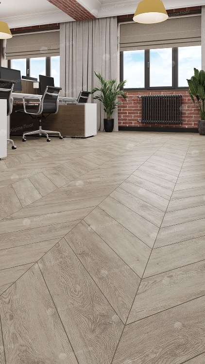 Замковой кварц-винил Alpine floor Карите ЕСО 18-11