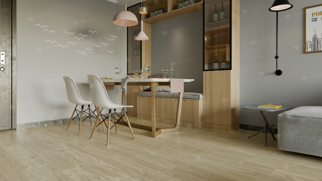 Клеевой виниловый пол Alpine floor Сонома ECO 11-302