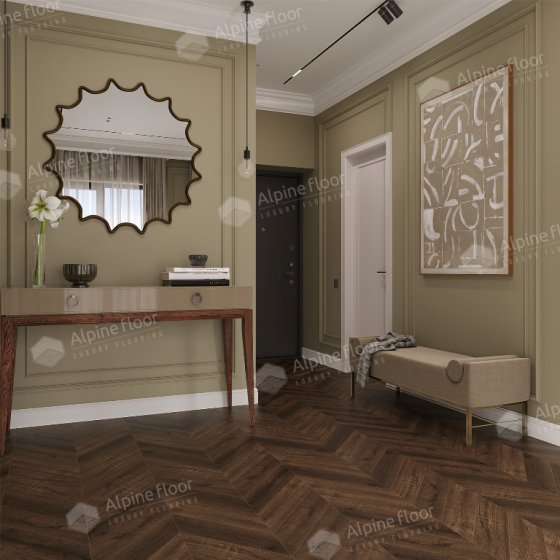 Замковой кварц-винил Alpine floor Дуб Мокка ЕСО 18-12