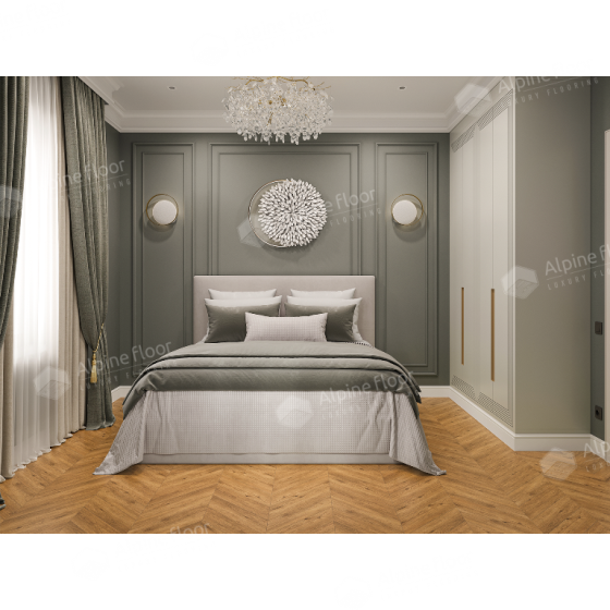 Замковой кварц-винил Alpine floor Tesoro ЕСО 18-16