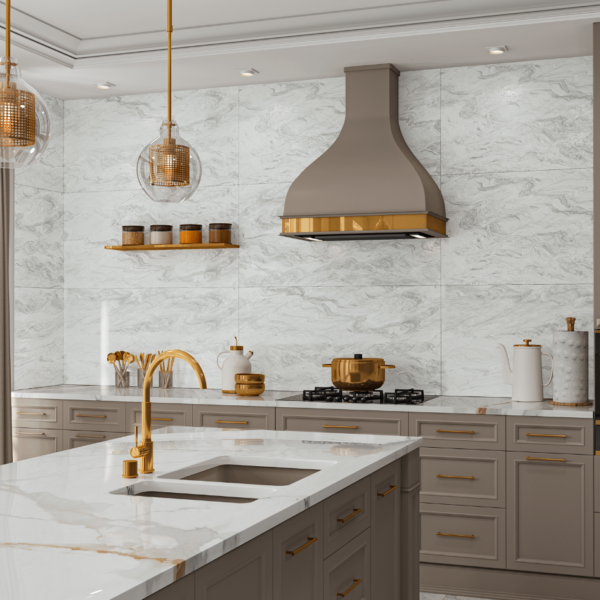 Керамогранит NT Ceramic Axion White Wave Carving