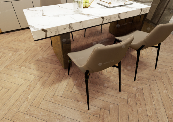 Ламинат 33 класса Alpine floor Herringbone 12 LF105-07 Дуб Тироль
