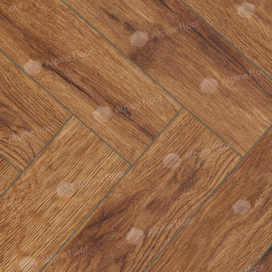 Ламинат 33 класса Alpine floor Herringbone 10 LF107-09 Дуб Калабрия
