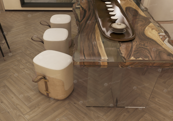 Ламинат 33 класса Alpine floor Herringbone 10 LF107-09 Дуб Калабрия