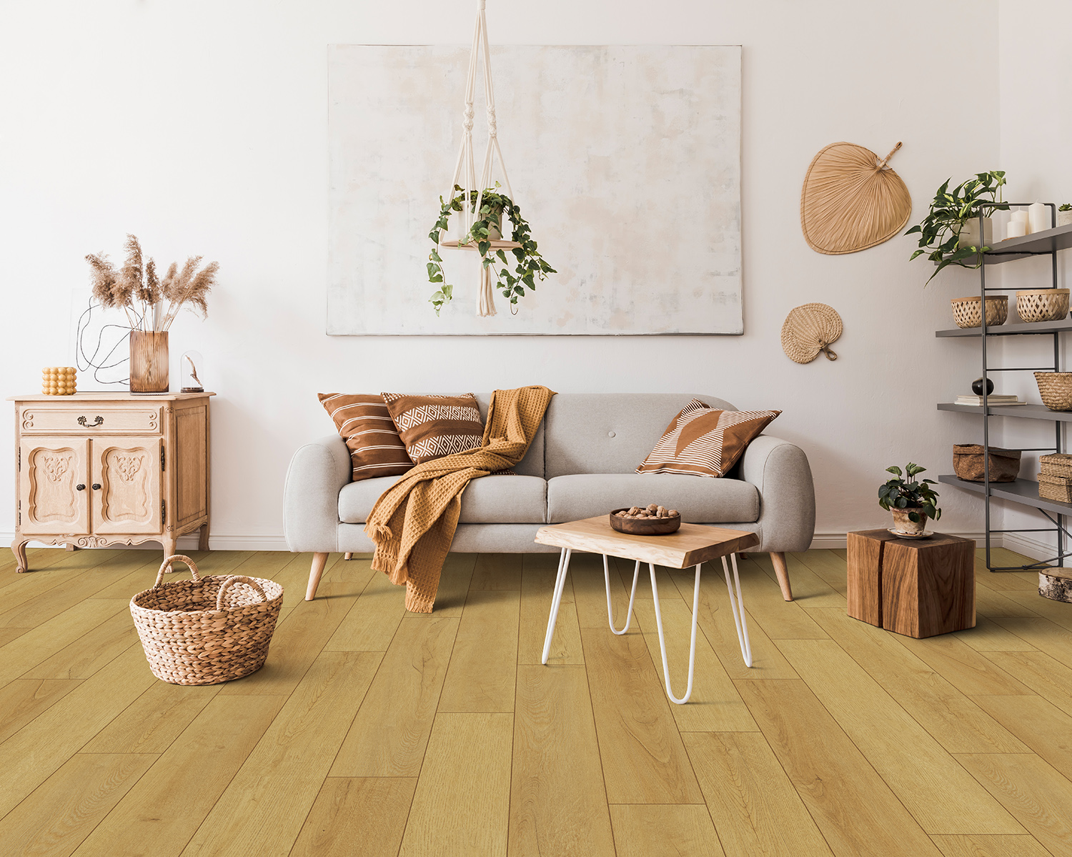 The,Stylish,Boho,Compostion,At,Living,Room,Interior,With,Design