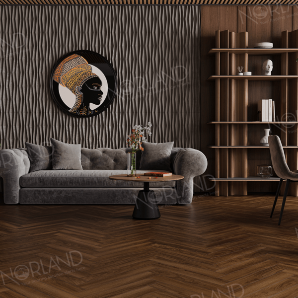 Ламинат 33 класса Alpine floor Herringbone Elegante LF303-22 Дуб Треско