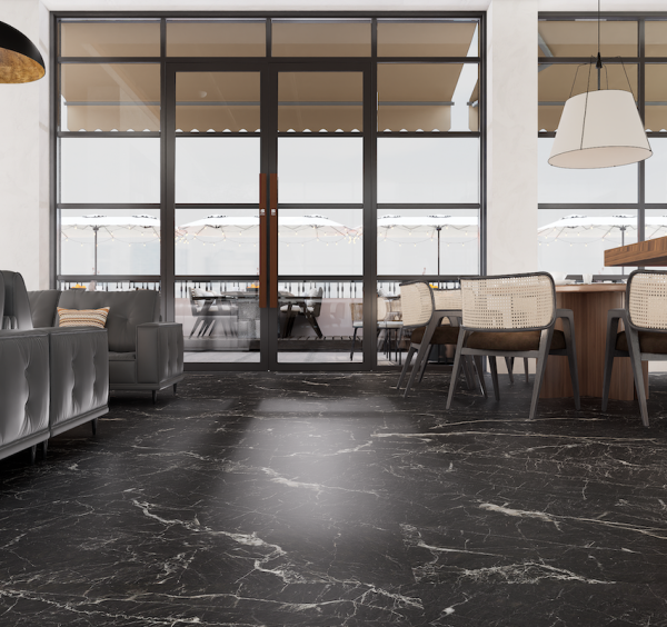 Керамогранит NT Ceramic Natural Stone Calacatta Black Mat