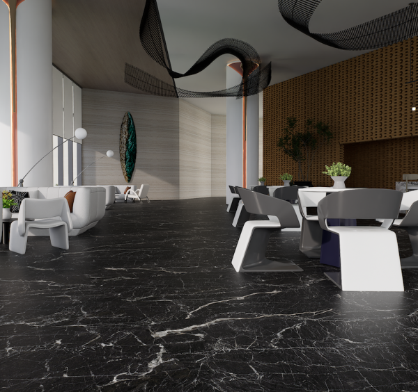 Керамогранит NT Ceramic Natural Stone Calacatta Black Mat
